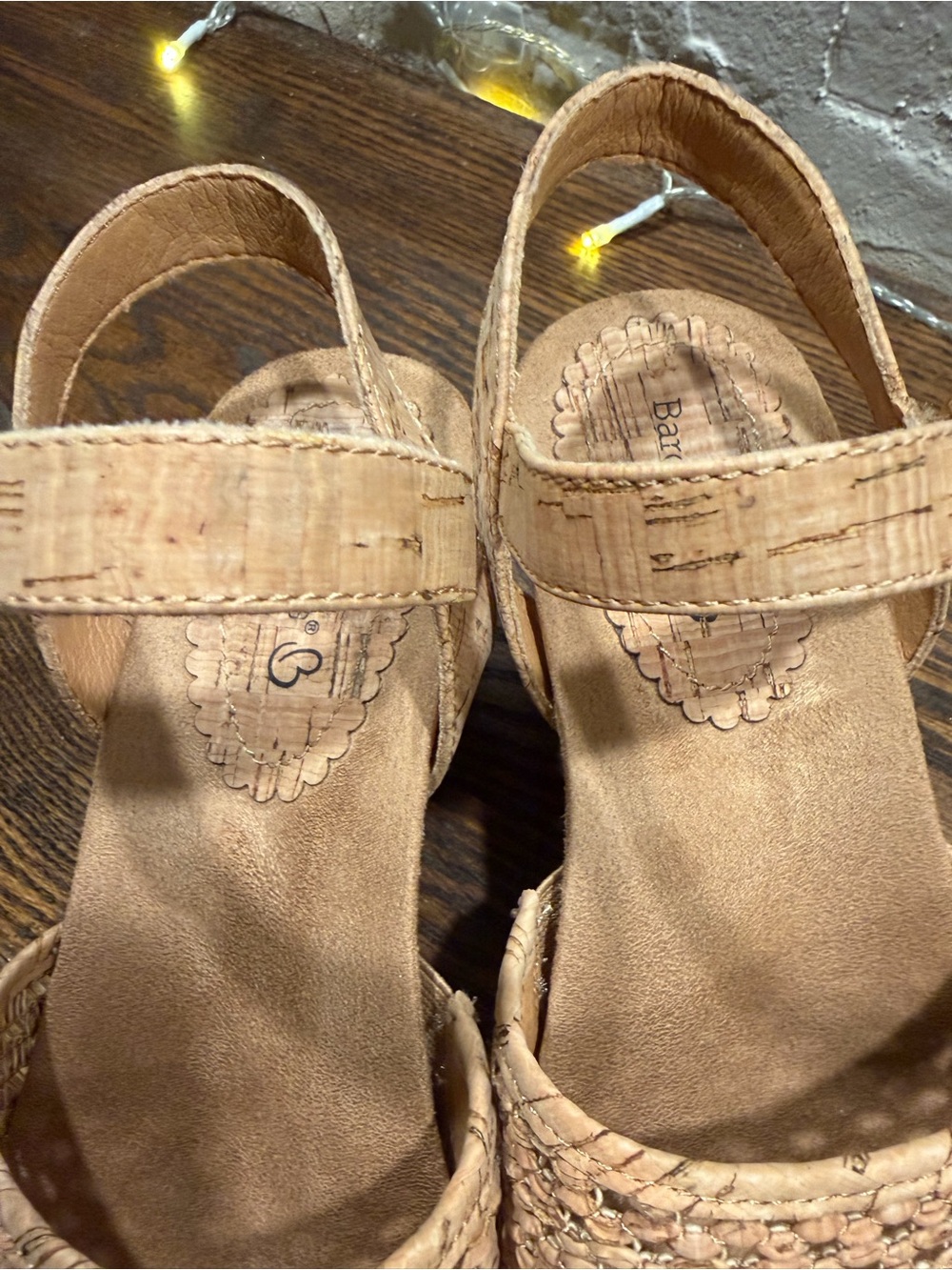 BareTraps Woven Beige Slingback Sandals - Picture 9 of 12